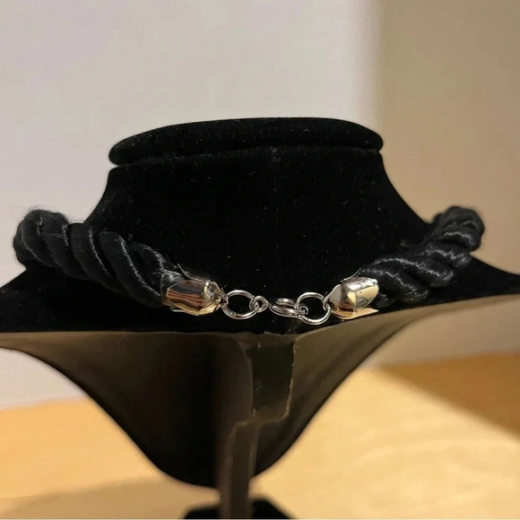 Vintage Tribal Black Rope Necklace - Picture 3 of 7